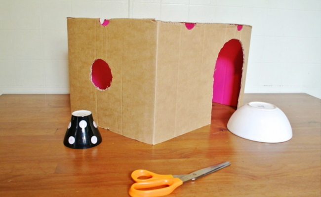 Делаем дом для кошки своими руками