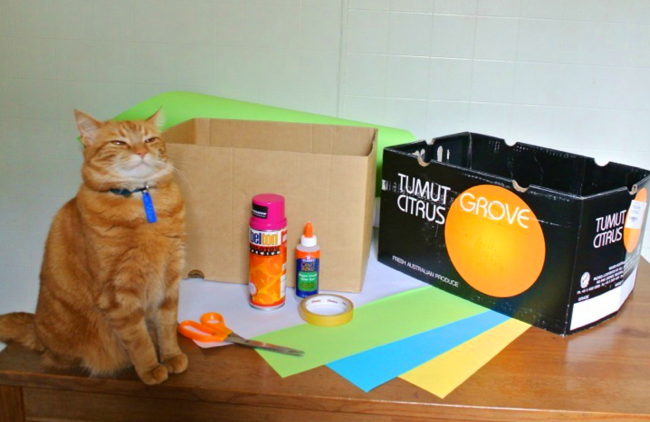 Делаем дом для кошки своими руками