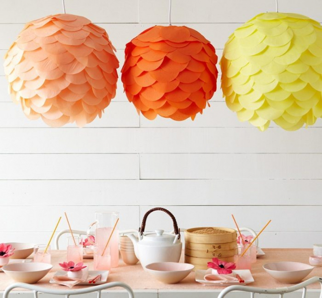 Дизайнерские светильники своими руками