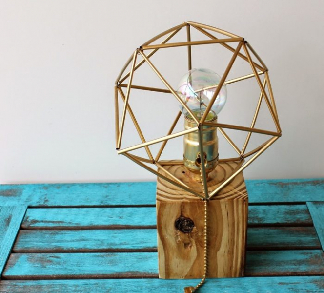 Дизайнерские светильники своими руками