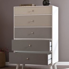 Эффект омбре при покраске комода