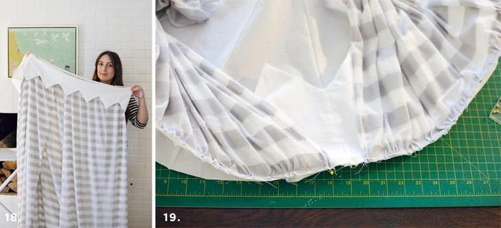 Как сшить детский игровой шатер