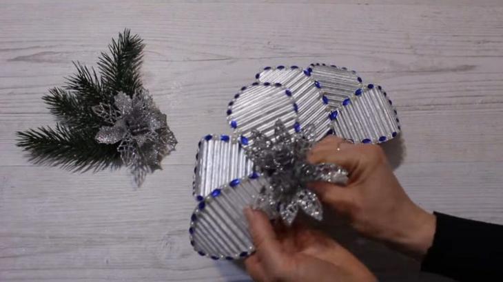 Новогодние идеи из картона