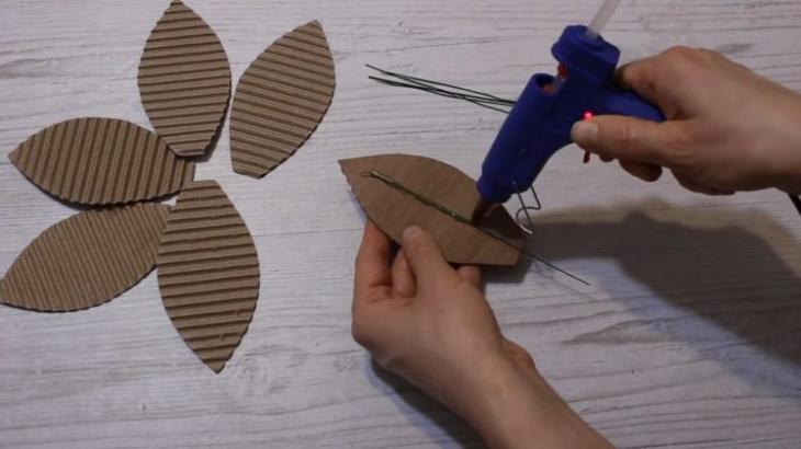 Новогодние идеи из картона