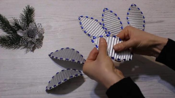 Новогодние идеи из картона