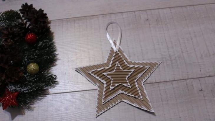 Новогодние идеи из картона