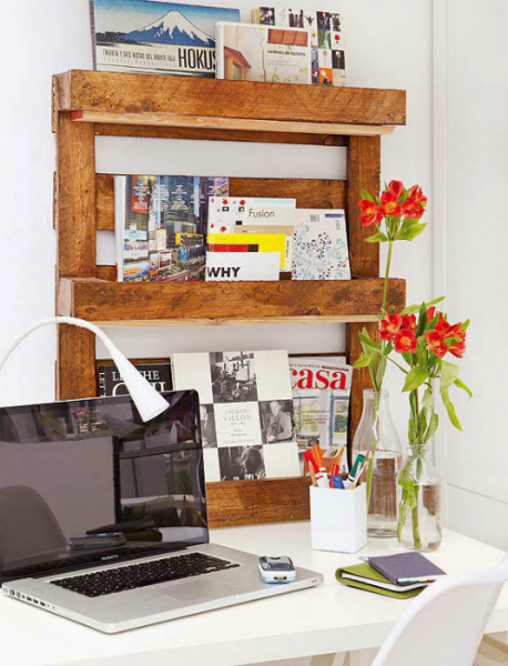 Очаровательные примеры бюджетной мебели и предметов декора из паллет