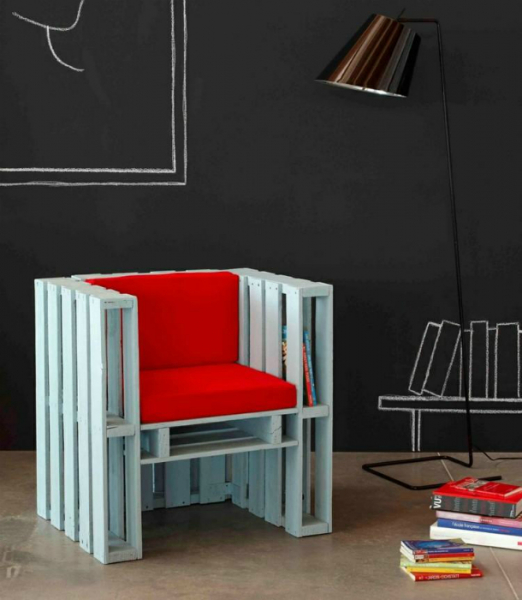 Очаровательные примеры бюджетной мебели и предметов декора из паллет