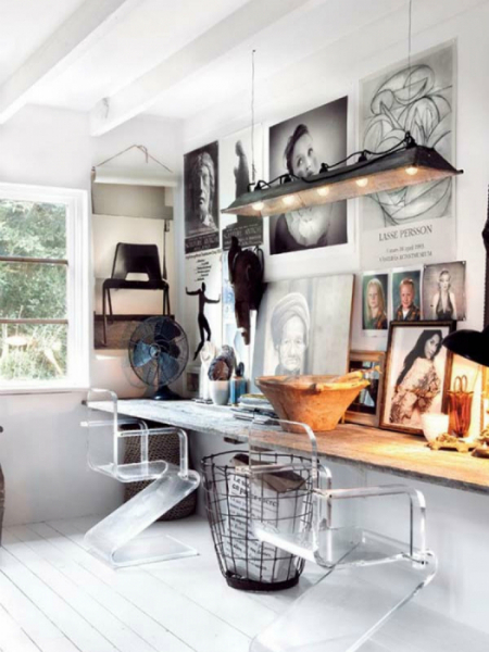 15 оригинальных способов размещения фото в интерьере