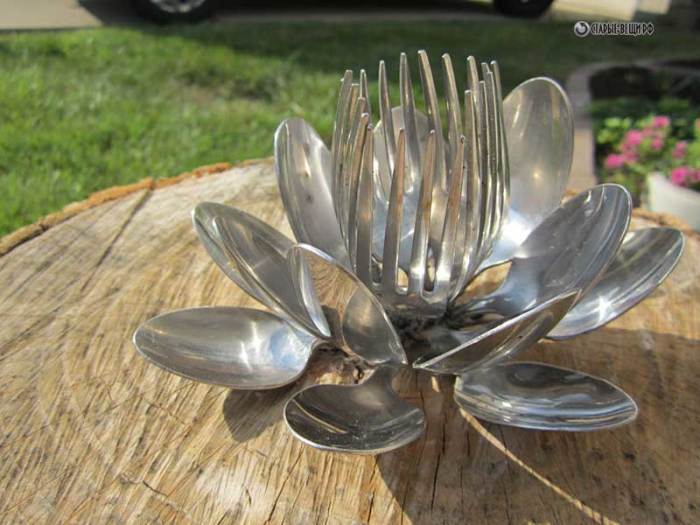 16 впечатляющих идей, которые подскажут, как необычно использовать старые столовые приборы