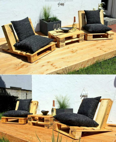 20 примеров стильной мебели из поддонов