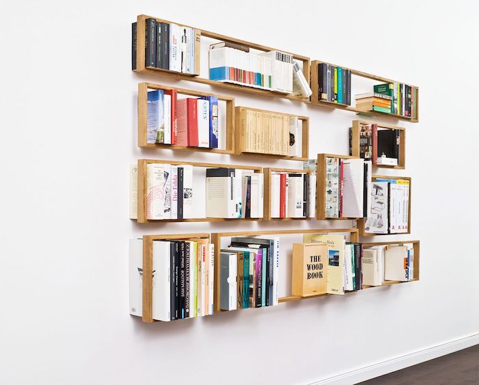 40 Уникальных стеллажей и полочек для книг своими руками