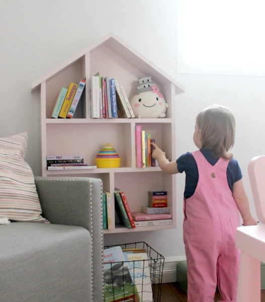 40 Уникальных стеллажей и полочек для книг своими руками