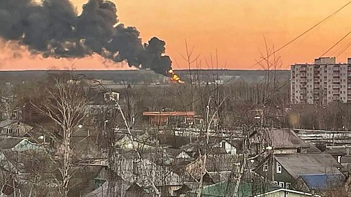 В Курске в районе аэродрома пожар. Это третий случай за два дня