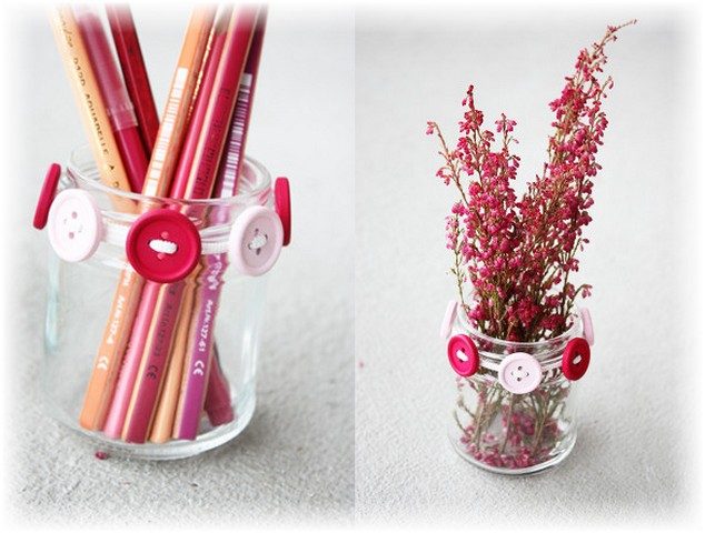 Интересные идеи из пуговиц