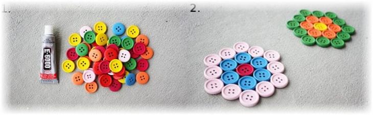 Интересные идеи из пуговиц