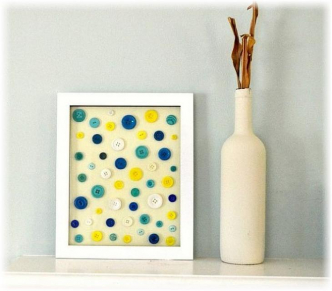 Интересные идеи из пуговиц