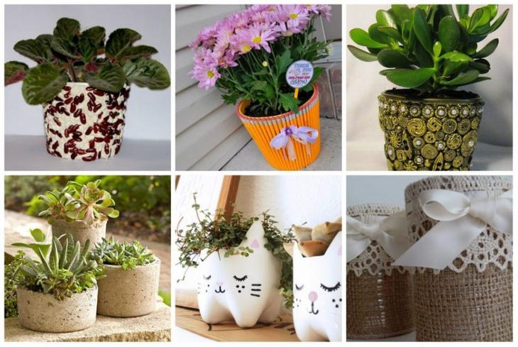 Как сделать кашпо для цветов своими руками