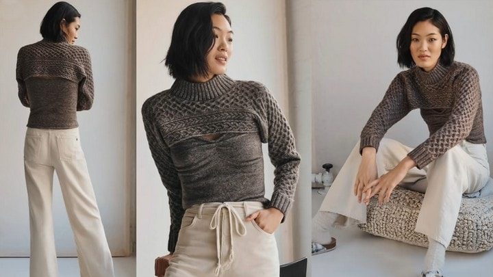 Как за 5 минут превратить унылый свитер в супер-модную вещицу