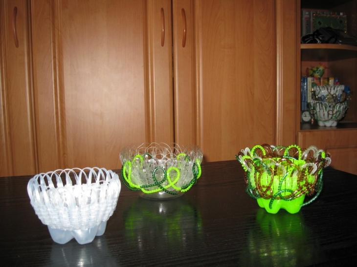 Поделки из пластика — пошаговое описание