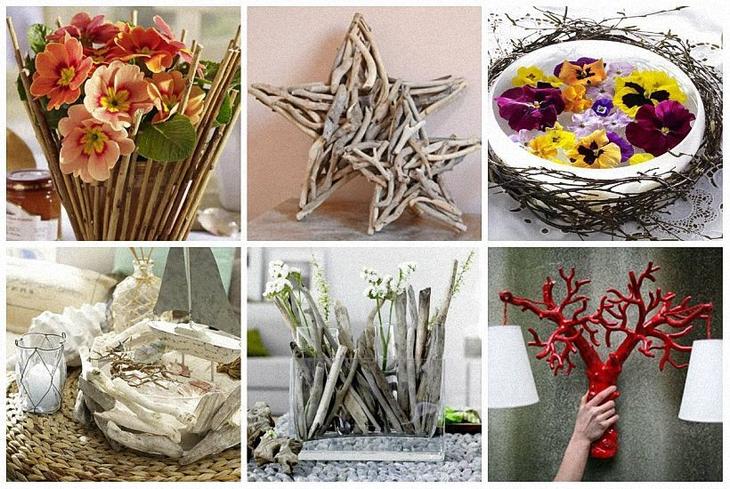 Поделки из веток деревьев своими руками