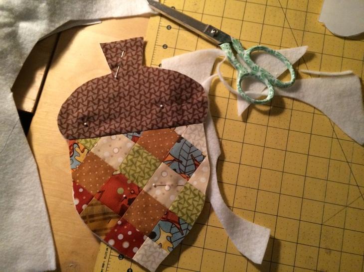 Прихватка в виде желудя своими руками