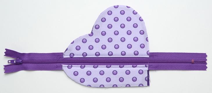 Шьем мини-кошелек в виде сердечка