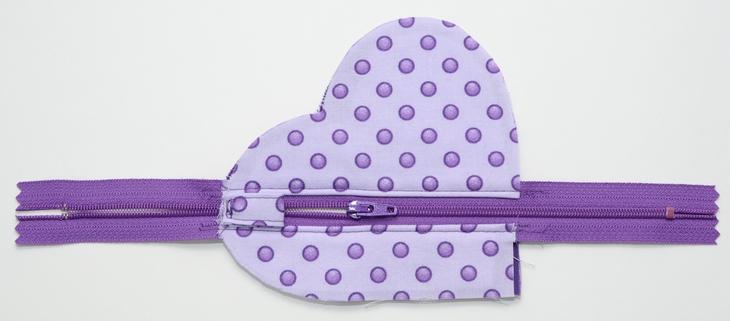 Шьем мини-кошелек в виде сердечка