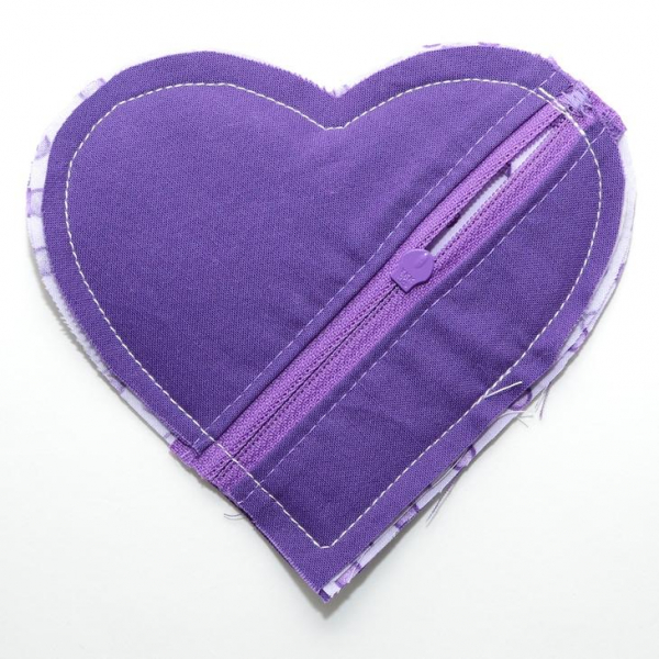 Шьем мини-кошелек в виде сердечка