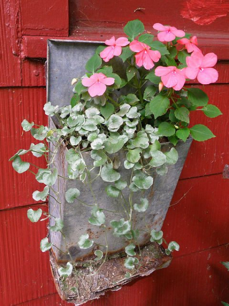 Создаем необычные клумбы из подручных материалов