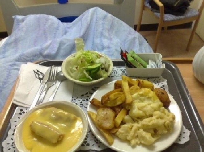 20 примеров, чем кормят людей, попавших в больницы, в разных странах мира