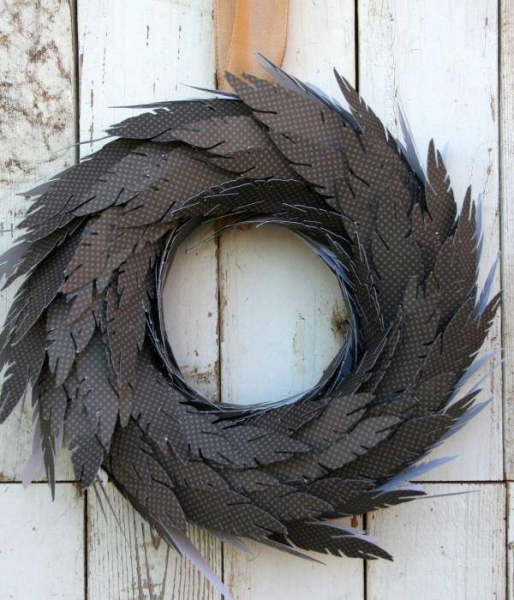 30 идей как сделать осенний венок своими руками — из листьев, шишек и других материалов