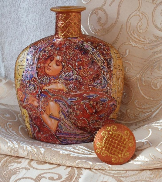 Декупаж стеклянной банки — мастер класс с пошаговой инструкцией