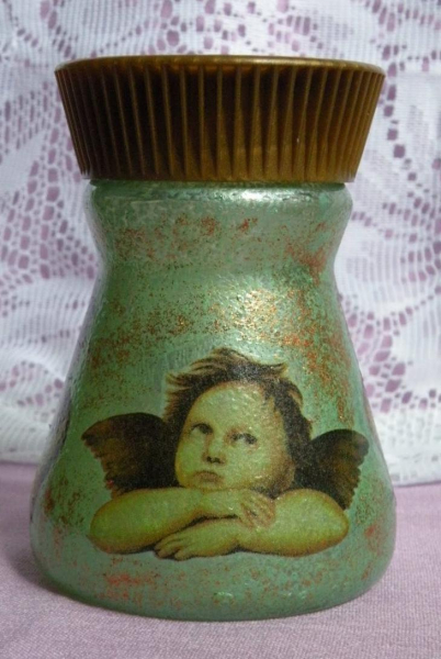 Декупаж стеклянной банки — мастер класс с пошаговой инструкцией