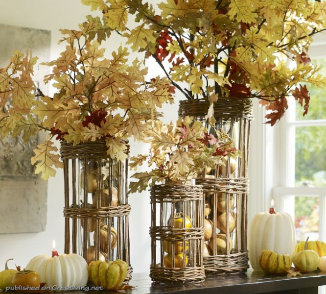 Идеи декора своими руками для осеннего настроения