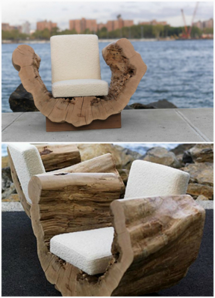 Идеи использования деревянных пней для декора дома и сада