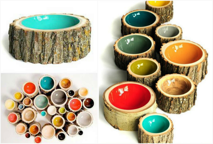 Идеи использования деревянных пней для декора дома и сада