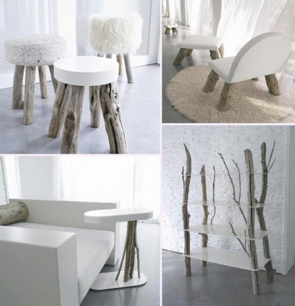 Идеи применения старой древесины