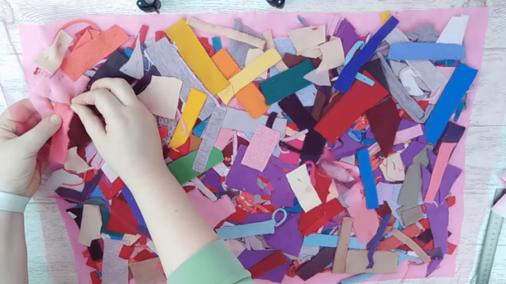 Идея применения швейного мусора