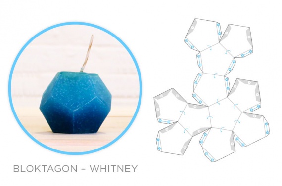 Изготовление многогранных свечей