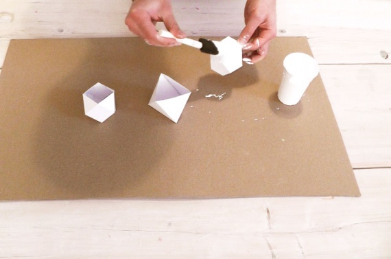 Изготовление многогранных свечей