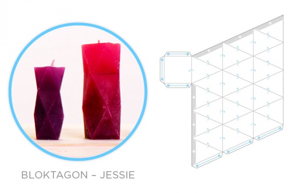 Изготовление многогранных свечей