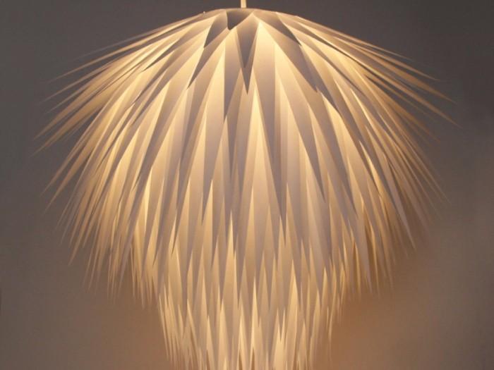 Красивая настольная лампа своими руками из подручных материалов