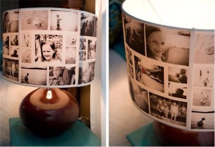 Красивая настольная лампа своими руками из подручных материалов