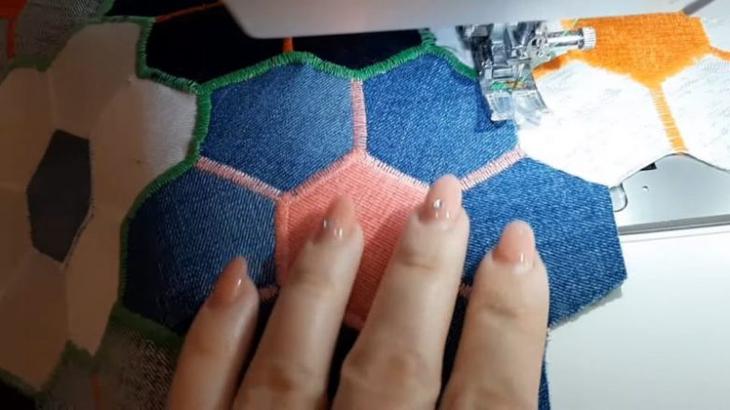 Крутая вещь из кусочков ткани