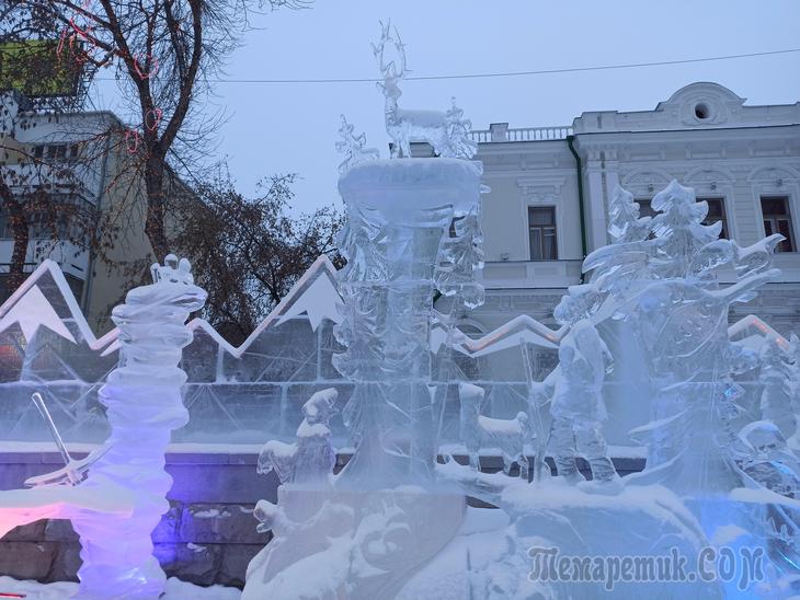 Ледовый городок в Екатеринбурге