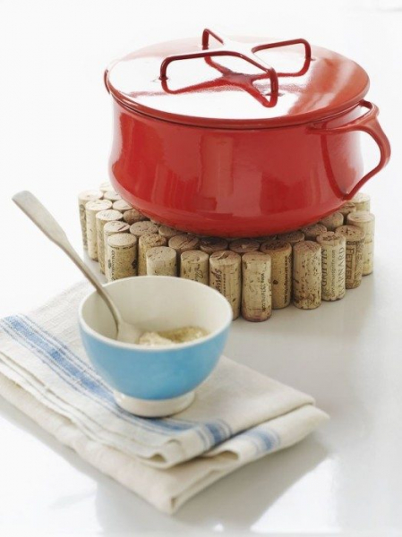 Необычное использование винных пробок