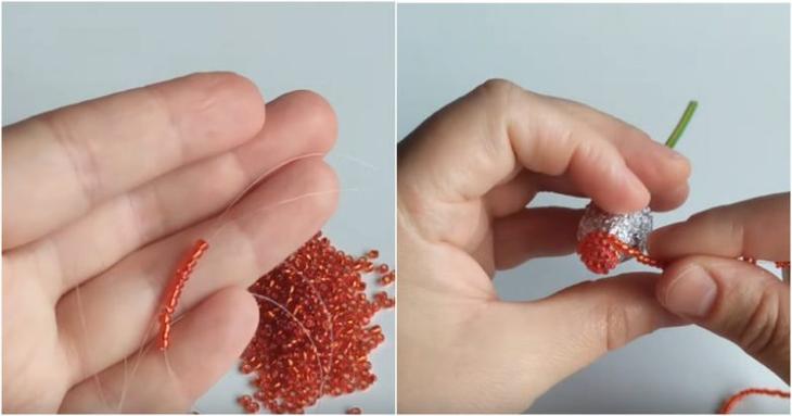 Невероятная красота из фольги и бисера