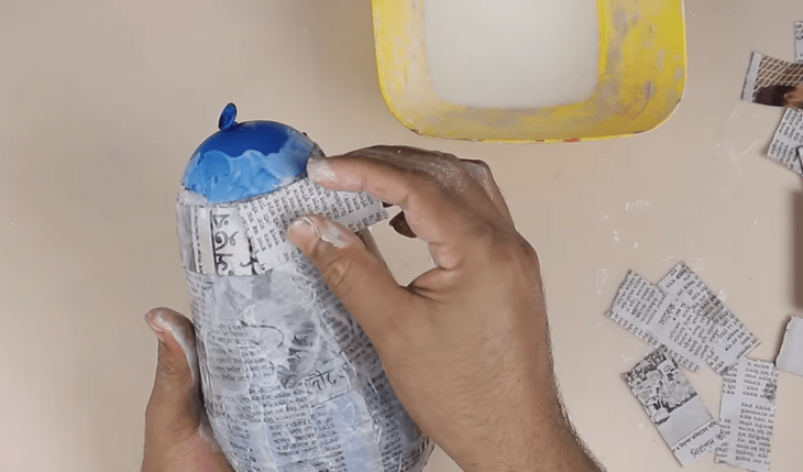 Очень красивая ваза из ничего