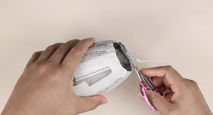 Очень красивая ваза из ничего